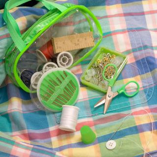 Sewing Kit Organizing Storage Bag Needle Scissor Thread Pins NEW