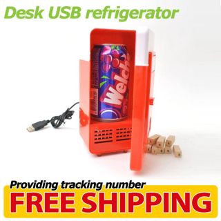 DESIGN LINK] Desk USB refrigerator Keep Drink Cool Mini Fridge