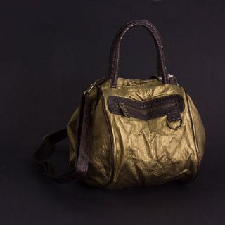 miss sixty designer shoulder handbag evening bag hobo satchel gold 