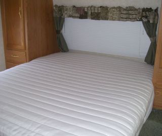 SHORT QUEEN Camper RV Mattress Pad 60x75 Top Quality, NEW Made in the 