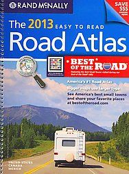Rand Mcnally 2013 Midsize Road Atlas by Rand McNally and Company and 