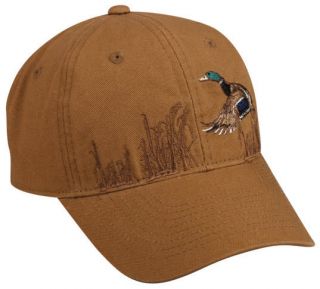 Ducks Unlimited Logo Cap Hat Flying Mallard Brown NWT Marsh Hunting 