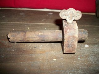 Antique hand made wooden Scribe or Mortise Gauge Estate find 1800s 
