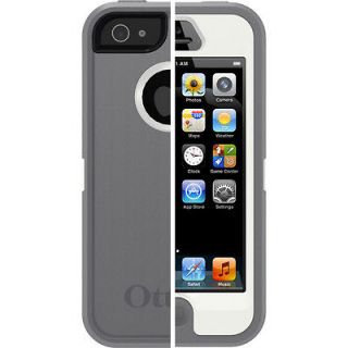 Brand New Genuine Otterbox Defender Case for iPhone 5 White/Grey