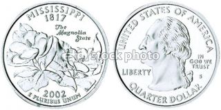 Quarter, 2002, Mississippi, 50 State Quarters