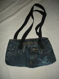 women s handmade arizona blue jean denim purse hand bag