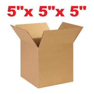 25 5x5x5 Cardboard Packing Mailing Moving Shipping Boxes Corrugated 