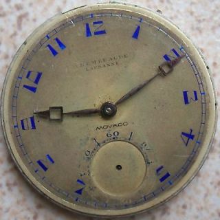 movado chronometer pocket watch movement dial 38 mm from argentina