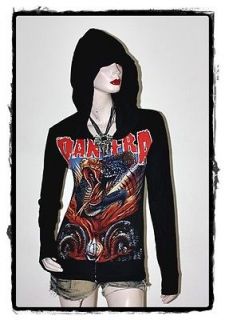 pantera metal punk rock diy slim fit hoodie top