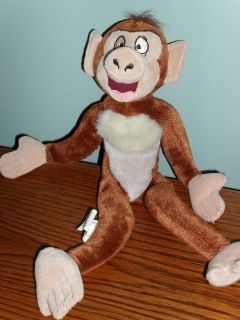 11.5 Disney stuffed plush TARZAN BABY BABOON monkey beanbag