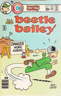 beetle bailey 119 1976 bronze age charlton comics 