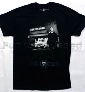 Halloween 2   Michael Myers Emergency t shirt   Official   FAST SHIP