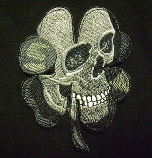   CLOVER MILITARY ARMY MORALE MILSPEC BLACK OPS SWAT ACU VELCRO PATCH