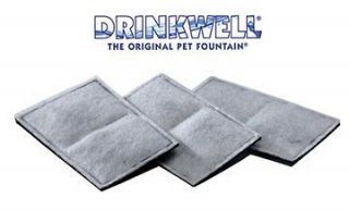 drinkwell original pet fountain filters 3 pack 