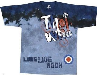 THE WHO BE IT DEAD OR ALIVE TIE DYE T SHIRT L XL [11856]
