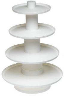 Wilton 4 Tier Stacked Muffin Cupcake and Dessert Tower Appetizer 