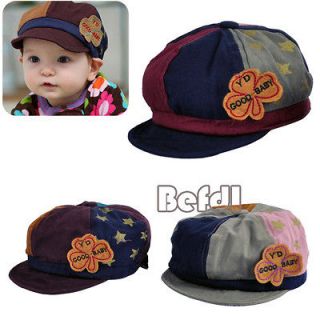   Toddler Infants Boys Girls Newsboy Mixed color Baseball Cap Beanie Hat
