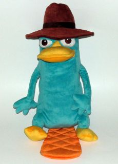   NWT Disney Perry the Platypus as Agent P 13 Phineas & Ferb Plush Toy