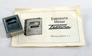 tessina light meter with original instructions  180