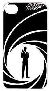 James Bond 007 Spy In A Gun Barrel iPHONE 4 4S 4G HARD COVER CASE can 