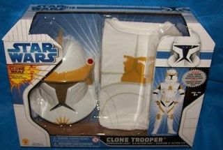 NIP Size S 4/6 Boys Star Wars Clone Trooper Commander Cody Child 