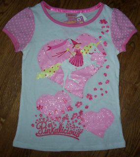 nwt pinkalicious sparkly princess on unicorn top 6 returns accepted 