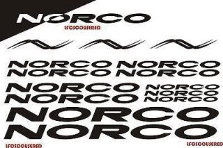 14 set norco bikes frame decals stickers bicycle time left
