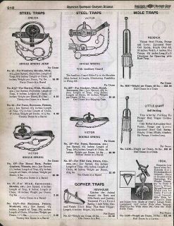 1935 ad Newhouse Gopher Trap Oneida Victor Steel Leg Hold #3V Reddick 