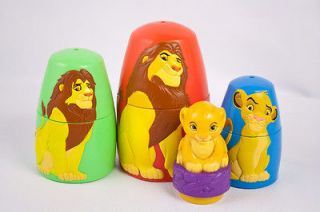 Disney The Lion King Nesting Simba dolls plastic vintage Mattel adult 