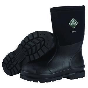muck boot chore mid work boot mens black sizes 5 16