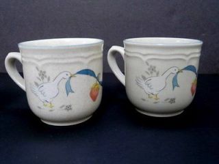 International China marmalade stoneware LOT of 2 cups coffee tea mug 
