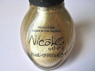 NICOLE by OPI Nail Polish JUSTIN BIEBER COLLECTION   Not a Gold Bigger 