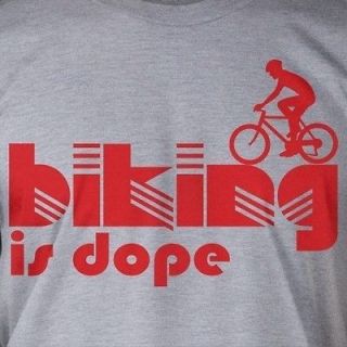 Newly listed Biking Is Dope Funny Sport Athlete Bicycle 80s Bike Geek 