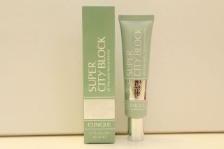 NEW in Box Clinique Super City Block Oil free Daily Face Protector 