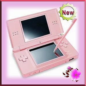 hot sale pink nintendo ds lite ndsl handheld gaming console