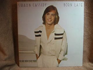 lp record album 33 rpm born late shaun cassidy r24