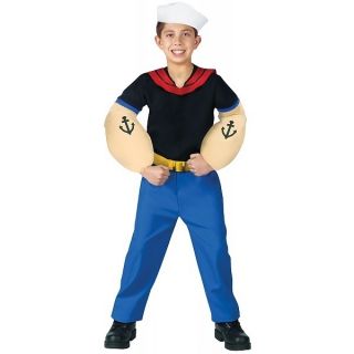 Popeye the Sailor Child Preteen Tween Boys Halloween Costume