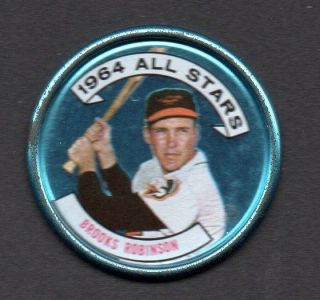 brooks robinson orioles 1964 topps coins 125 excellent time left