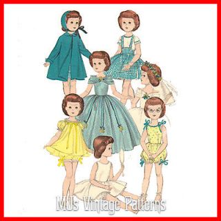   Pattern Wedding Gown 25 26 Sweet Sue, Miss Revlon, Toni, Nanette