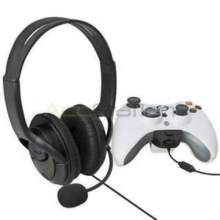 Black Headset With Noise Canceling Microphone For Xbox 360 Live