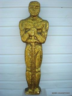Giant OSCAR STATUE Film Award Trophy Party Decoration Styro gold 