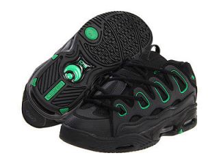 osiris d3 2001 original new skate shoe black green size 13