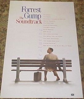 Rare Vintage 1994 FORREST GUMP ~Tom Hanks ~Promo Movie Poster 36x24