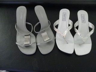 Lot of 2 Pair Dress Sandal Shoes Calvin Klein & Touch Up Size 10 NWOT