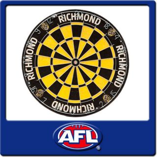 official licensed afl richmond tigers dartboard from australia time 