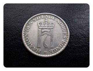 Newly listed NORWAY KRONE 1954 NORGE 1 KRONE Norwegian coin Haakon 