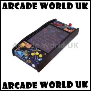 table top 60 arcade machine with retro themed graphics time