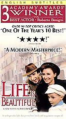 Life Is Beautiful VHS, 1999, English Subtitled Release