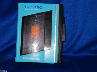 PANASONIC RQ JA61 Cassette Player WORKS Vintage 198Os
