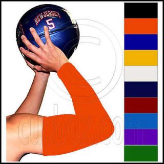 orange basketball stretch shooting arm sleeve sleeves more options 